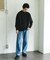 ウール混もちもちハイネックニット