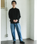 ウール混もちもちハイネックニット