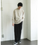 ウール混もちもちハイネックニット