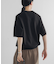 コットンカシミヤハーフスリーブニット