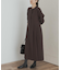 『一部WEB限定カラー』『UR TECH SMOOTHLUXE』サイドプリーツ切替ワンピース