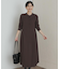 『一部WEB限定カラー』『UR TECH SMOOTHLUXE』サイドプリーツ切替ワンピース