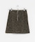 ウール混ループツイードミニスカート