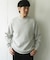『一部WEB限定カラー』コットンウール クルーネックニット