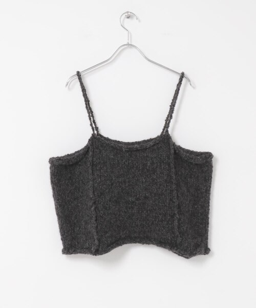 新品タグ付き　かぐれ　アルパカウールブークレニットキャミソール　アーバンリサーチ アルパカウールブークレニットキャミソール｜アーバンリサーチの
