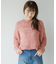 『WEB限定』ヘアリーローゲージニット