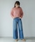 『WEB限定』ヘアリーローゲージニット