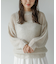 『WEB限定』ヘアリーローゲージニット