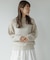 『WEB限定』ヘアリーローゲージニット