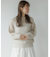 『WEB限定』ヘアリーローゲージニット
