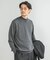 LIFE STYLE TAILOR　マシンウォッシャブルハイゲージモックニット