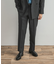 LIFE STYLE TAILOR　ウールライクツイルコンフォータブルパンツ