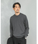 LIFE STYLE TAILOR　マシンウォッシャブルハイゲージクルーニット