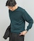 LIFE STYLE TAILOR　マシンウォッシャブルハイゲージクルーニット