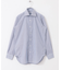 『イージーケア』LIFE STYLE TAILOR　セミワイド細ストライプシャツ