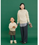 『親子リンク』ボトルネックKNITプルオーバー(KIDS)