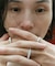 SMELLY so’　plump curved line ring