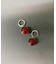 SMELLY so’　carnelian sphere pierce
