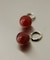 SMELLY so’　carnelian sphere pierce
