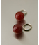 SMELLY so’　carnelian sphere pierce