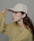 ベロアタッチバックロゴCAP