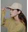 ベロアタッチバックロゴCAP