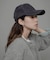 ベロアタッチバックロゴCAP