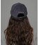 ベロアタッチバックロゴCAP