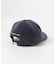 ベロアタッチバックロゴCAP