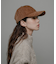 ベロアタッチバックロゴCAP