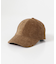 ベロアタッチバックロゴCAP