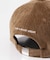ベロアタッチバックロゴCAP