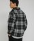 シャギーチェックダブルポケットシャツ