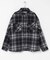 シャギーチェックダブルポケットシャツ