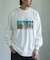 Grow Organic フォトプリントロングスリーブTシャツ