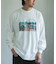 Grow Organic フォトプリントロングスリーブTシャツ