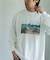 Grow Organic フォトプリントロングスリーブTシャツ