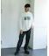 Grow Organic フォトプリントロングスリーブTシャツ