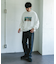 Grow Organic フォトプリントロングスリーブTシャツ