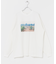 Grow Organic フォトプリントロングスリーブTシャツ