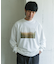 Grow Organic フォトプリントロングスリーブTシャツ