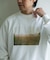 Grow Organic フォトプリントロングスリーブTシャツ