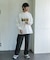 Grow Organic フォトプリントロングスリーブTシャツ
