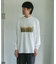 Grow Organic フォトプリントロングスリーブTシャツ