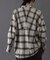 FORK&SPOON　ブラッシュドチェックシャツ