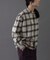 FORK&SPOON　ブラッシュドチェックシャツ