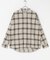 FORK&SPOON　ブラッシュドチェックシャツ