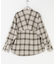 FORK&SPOON　ブラッシュドチェックシャツ