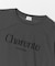 フロッキーロゴプリントロングTシャツ