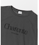 フロッキーロゴプリントロングTシャツ
